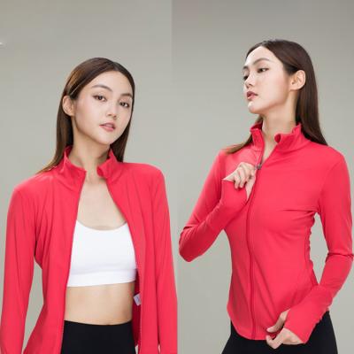 China Wholesale Custom Large Size Multicolor Fitness Yoga Wear Jacket New Ladies Zipper Breathable Yoga Wear Jacket for sale