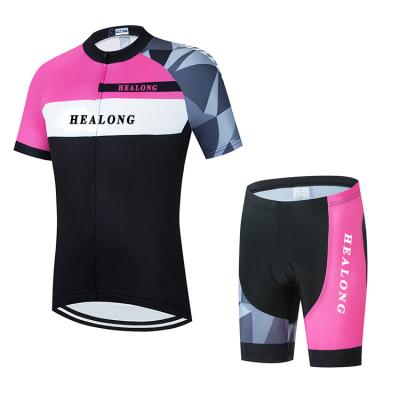 China Breathable Wholesale Cycling Clothing Sets Logo Men 2022 New Big Size Mountain Bicycle Cycling Clothing for sale