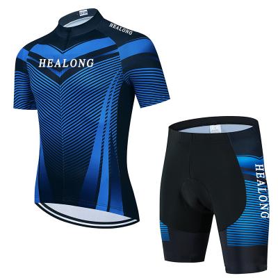 China Custom Breathable Cycling Jersey Set Breathable Long Sleeve Mens Womens Cycling Jersey Set 2022 Wholesale New for sale