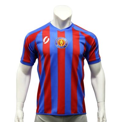 China Custom New Design Sublimation Soccer Jerseys Soccer Uniform Men Football Shirt Wholesale Quick Dry Soccer T-shirt for sale