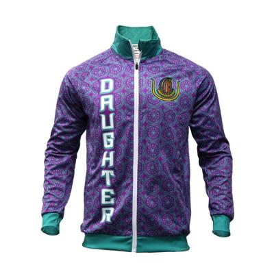 China Wholesale Anti-Static Gym Sportswear Polyester Jacket Sublimated Print Clothing Custom Jackets For Men for sale