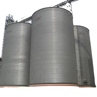 China Factory grain storage silos/flat bottom and hopper bottom steel silos/steel bins for sale