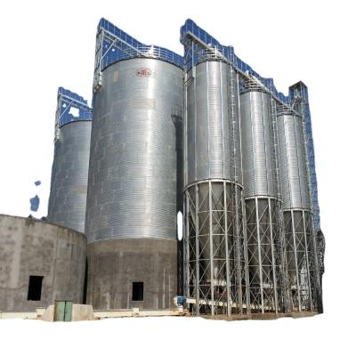 China Poultry Farm Used Feed Storage 500t 1000t 1500t Cone Bottom Galvanized Steel Grain Silo With 45/60 Degree Hopper Selling On Competitive Price for sale