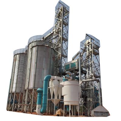 China Poultry Farm Used Feed Storage Hopper Bottom Galvanized Steel Grain Silos Selling On Competitive Price for sale