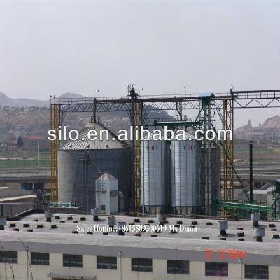 China Bulk Grain Storage Assembly / Bolted Galvanized Bottom Steel Grain Hopper Silo Selling On Competitive Price for sale