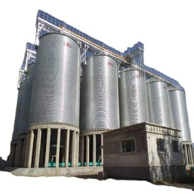 China Grain Bulk Storage 2500t Steel Grain Silo System , Complete Grain Steel Silo System for sale