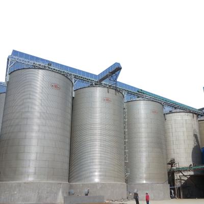 China Poultry Farm Used Feed Storage Galvanized Bolt Grain Storage Silo Price for sale