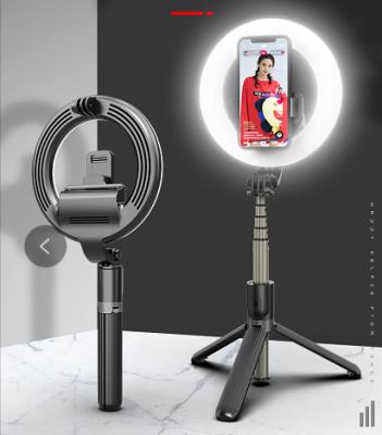 China PORTABLE Mobile Ring Light Live Broadcast Ring Lamp Ripod Tholder Tripod Stand Phone for sale