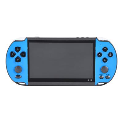 China Support Connecting to TV X12 Game Consoles HD Color LCD Screen 5.1 Inch X Game Console Handheld Video Game Player for sale