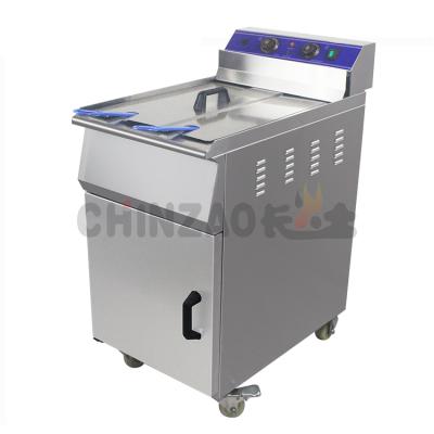 China Hotels Floor Standing 48L Industrial Chicken Deep Fryer Machine Deep Fryers for sale