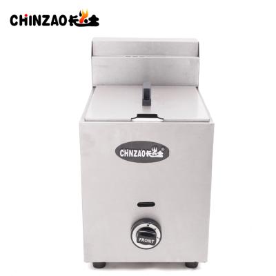 China Home Hotels 7in Gas Fryer 6L Oil Basin for sale