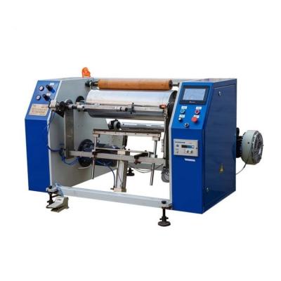 China Hot Sell Semi Automatic Food Foil Roll Rewinding Machine for House Foil Roll, Kitchen Foil Roll for sale