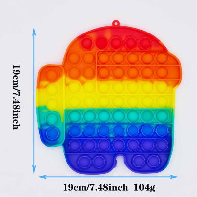 China Colorful Rainbow Squeeze Children's Toys Squeeze Toys Antistress Funny Antistress Toys for Adult Children for sale