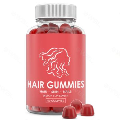 China Biotin Natural Hair Growth Heart Shaped Gummies for sale