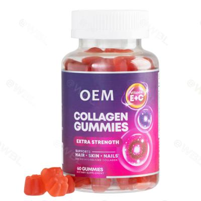 China Golden Supplier Bear Vitamin Natural Bulk Collagen Gummies With Private Label for sale