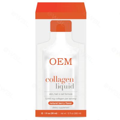 China Berry Flavor Natural Collagen Drinks Oral Liquid Collagen Treatment Oral Liquid With Peptides And Collagen Amino Acids for sale