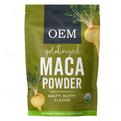 China 1lb Gluten Free Maca Root Gelatinized Organic Maca Powder Sugar Free For Easier Digestion for sale