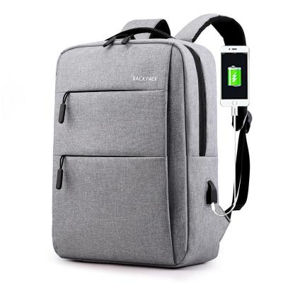 China High Quality Large Capacity Laptop Bag Backpack With USB Business Backpack Filling Waterproof Laptop Bags For Daily Use for sale