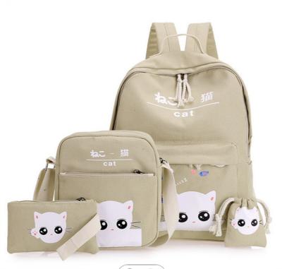 China Quality Oxford Cloth Backpack Trolley Waterproof Trustworthy Student School Bag for sale