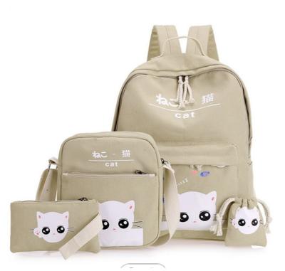 China No Top Quality Student Cute Bag Backpack School Bag Set College Bags for sale