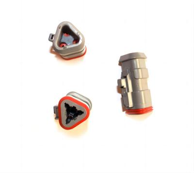 China Audio & Video DT06-3S-E008  3 pin female male DT series automotive housing connector DT04-3P-E008 DT06-3S-E008 for sale