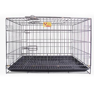 China Breathable Dog Crate Metal Iron Crate , Portable Folding 30