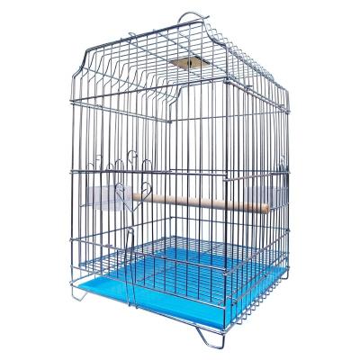 China Breathable galvanized bird cage pet cage with ribbon zine surface parrot breeding cage Aiyue H803 for sale