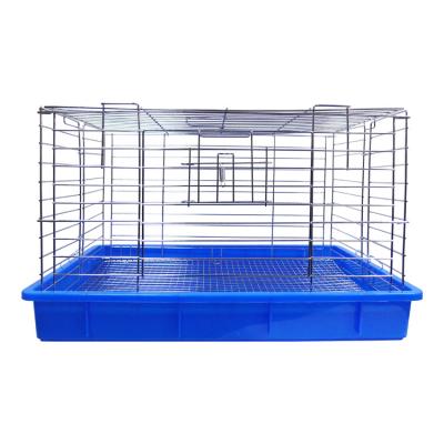 China Sale Breathable Cheap Pet Iron Material Outdoor Indoor Rabbit Breeding Cages Houses for sale