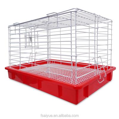 China Breathable Used Indoor Commercial Welded Wire Mesh Meat Rabbit Breeding Farming Cage Industrial Sale for sale