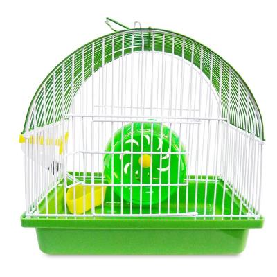 China Breathable Small Pet Hamster Travel Carrier Hamster Mouse Home Cage With Accessories for sale