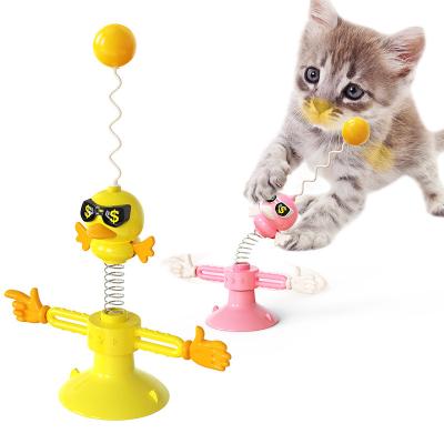 China 2021 New Arrival Cat Toys Hot Sale Funny Spring Breathable Bird Interactive Training Pet Cat Ball Toys With S for sale