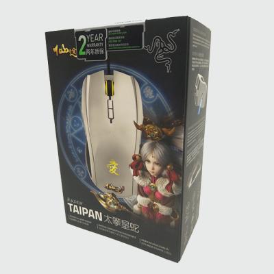 China 3D Razer Taipan 8200 Pi Ambidextrous PC Gaming Mouse - White for sale