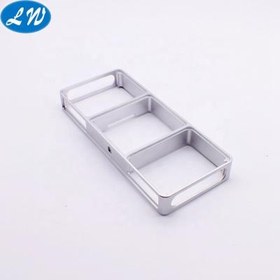 China Customized Aluminum CNC Milling Sandblasting Machining Silver Anodized Aluminum Parts for sale