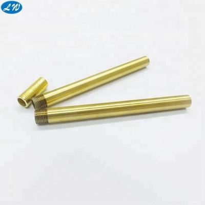 China Aluminum Precision CNC Turning Brass Threaded Tube for sale