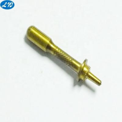 China High Quality Aluminum Micro Parts Manufacturer CNC Brass Turning Lathe Turned Brass Part for sale