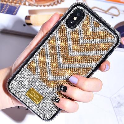 China Dirt-resistant For iPhone 12 mini 11 pro XR XS 8 7 max plus Luxury Pattern Diamond Rhombus Design Women Phone Case for sale