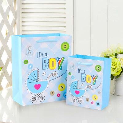 China Recyclable Custom Paper Baby Birthday Gift Bag Bags for sale