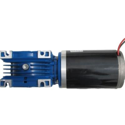 China China manufacturer totally enclosed supply brushless all metal DC worm gear motor with gearbox for car or boat for sale