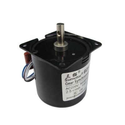 China Totally Enclosed Best Selling AC 220v Electric Permanent Magnet Reversible Synchronous Motor With Long Life for sale