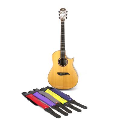 China Waterproof Guitar 25MM Hardware OEM Guitar Strap Musical Instrument Pad Accessories for sale