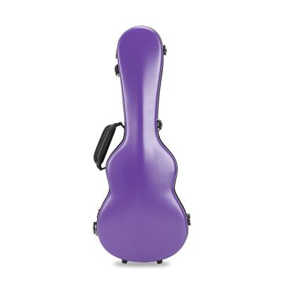 China GOOD MOON Hot Sales Force Fiberglass Ukulele Painting Cases Protective Size Glossy Quality Musical Instrument Case - TU-Purple for sale