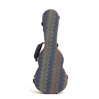 China Guitar 24 Inch Hard Ukulele Case Shell Piano Shockproof Glass Boxes Can Be Customized for sale