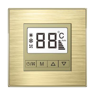 China Contemporary KNX Digital AC Thermostat KNX Room Fan Motor Controller Wireless Temperature Controller For Cooling Heating for sale