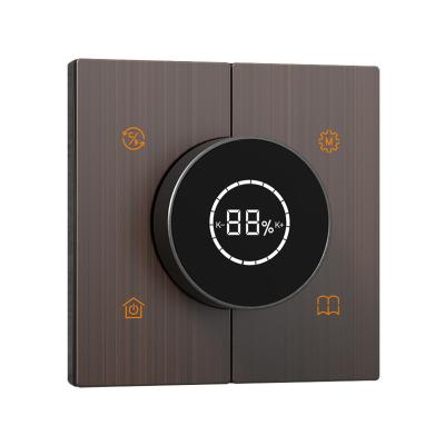 China 2021 Hot Sale Contemporary Room Temperature Controller Smart Zigbee Knob Cold Thermostat for sale