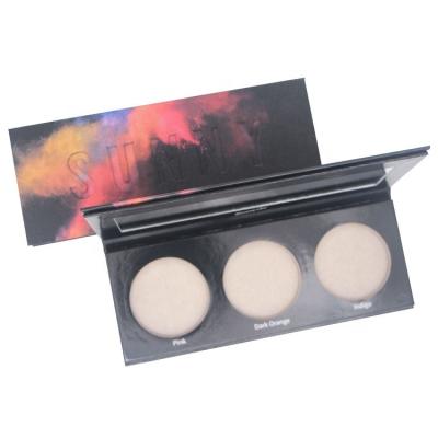 China Handmade Beauty Glazed Eyeshadow Palette Private Label Cosmetic Paper Box for sale