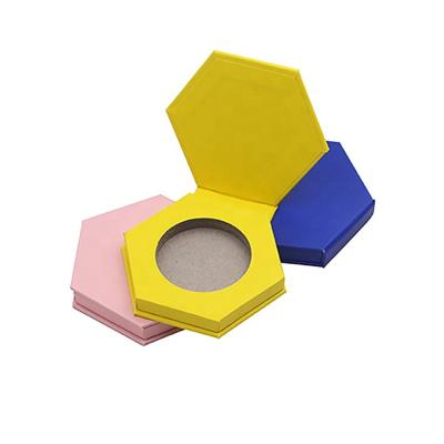 China Hot Sale Handmade Star Makeup Powder Container Packaging Box Compact Paper Cosmetic Empty Powder Contract For Sale for sale