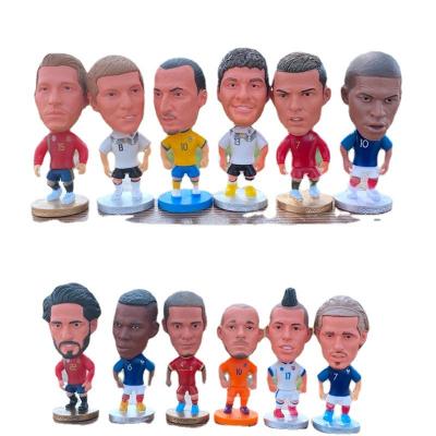 China Hot Selling PVC Football Fans Around Portugal C Ronaldo Russia World Cup Gift Star Doll Play Doll Hand Model for sale