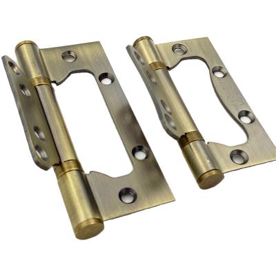 China High strength traditional hot sale yellow bronze durable to use 201 stainless steel furnature hinge for home for sale