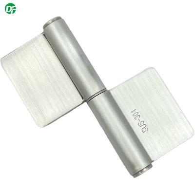 China Hinge Manufacturing Hardware Accessory 304 Stainless Steel Flag Traditional High Quality Square Corner Door Hinge For Wooden Door for sale