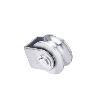 China Other 2021 High Quality Steel Sliding Door Caster Roller Wheel Stainless Steel Pulley For Sliding Door for sale